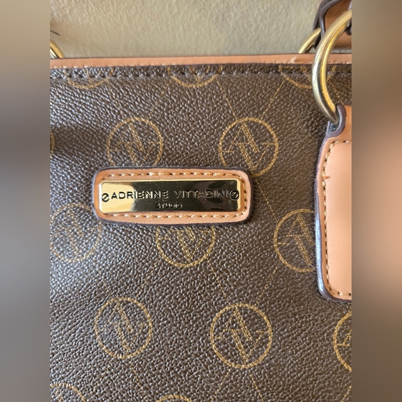 Adrienne Vittadini Studio The Signature Collection Satchel Double Handle Handbag - Picture 4 of 16